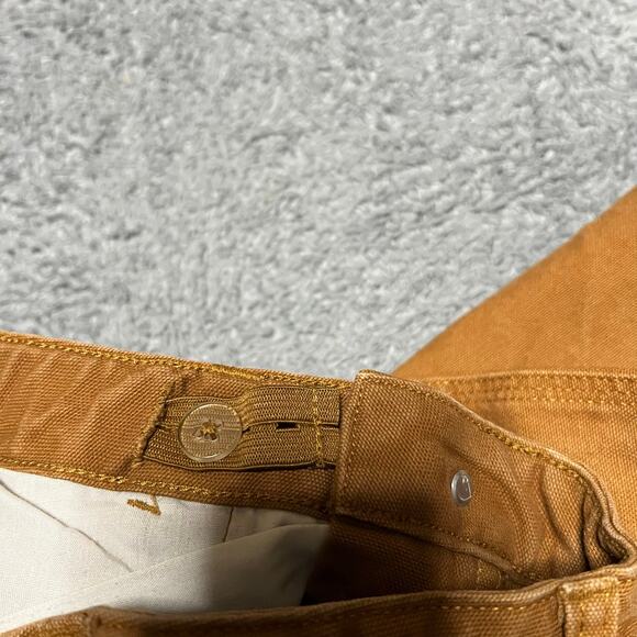 Carhartt Pants Kids Youth 8 Tan Light Brown Workwear Carpenter - Picture 5 of 7